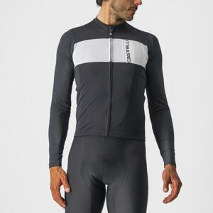 CASTELLI Cyklistický dres s dlhým rukávom letný - PROLOGO 7 - čierna XL