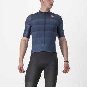 CASTELLI Cyklistický dres s krátkym rukávom - LIVELLI - modrá XS