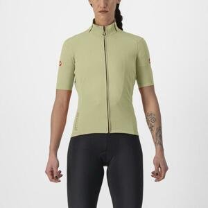 CASTELLI Cyklistický dres s krátkym rukávom - PERFETTO ROS 2 W WIND - svetlo zelená M