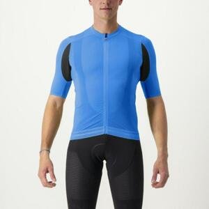 CASTELLI Cyklistický dres s krátkym rukávom - SUPERLEGGERA 3 - modrá XS