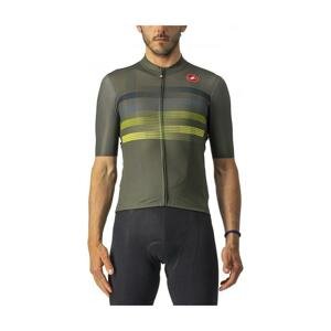 CASTELLI Cyklistický dres s krátkym rukávom - ENDURANCE PRO - zelená 3XL