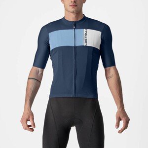 CASTELLI Cyklistický dres s krátkym rukávom - PROLOGO 7 - modrá XS