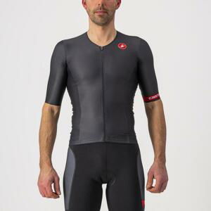 CASTELLI Cyklistický dres s krátkym rukávom - FREE SPEED 2 RACE - čierna M