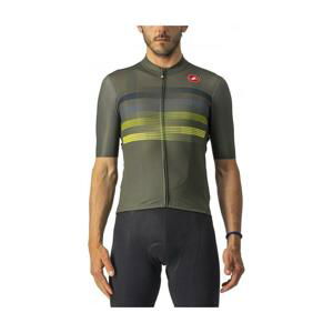 CASTELLI Cyklistický dres s krátkym rukávom - ENDURANCE PRO - zelená M