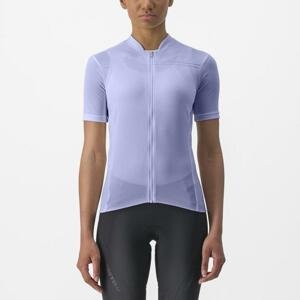 CASTELLI Cyklistický dres s krátkym rukávom - ANIMA - fialová S