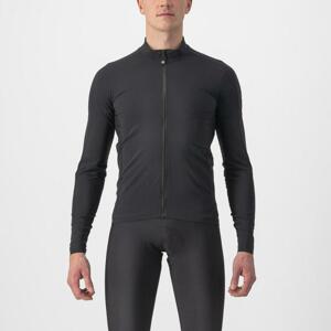 CASTELLI Cyklistický dres s dlhým rukávom zimný - FLIGHT LS AIR - čierna XS