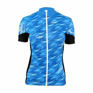 HAVEN Cyklistický dres s krátkym rukávom - SKINFIT NEO WOMEN - modrá/biela