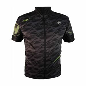 HAVEN Cyklistický dres s krátkym rukávom - SKINFIT - čierna/zelená S