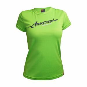 HAVEN Cyklistický dres s krátkym rukávom - AMAZON SHORT - zelená/fialová M