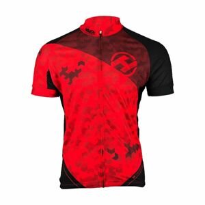 HAVEN Cyklistický dres s krátkym rukávom - SINGLETRAIL NEO - červená M
