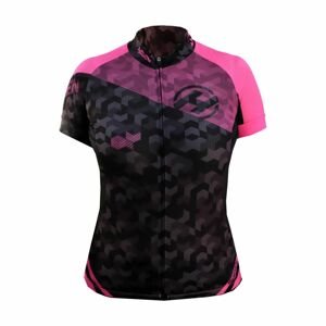 HAVEN Cyklistický dres s krátkym rukávom - SINGLETRAIL WOMEN - čierna/ružová 3XL