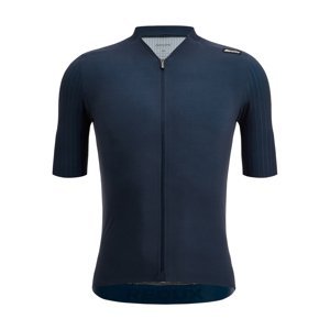 SANTINI Cyklistický dres s krátkym rukávom - REDUX SPEED - modrá L