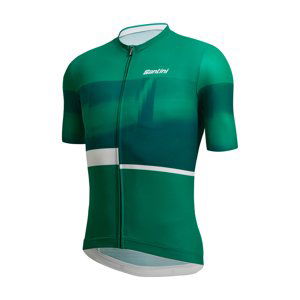 SANTINI Cyklistický dres s krátkym rukávom - MIRAGE - zelená M