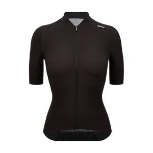 SANTINI Cyklistický dres s krátkym rukávom - REDUX SPEED - čierna XL