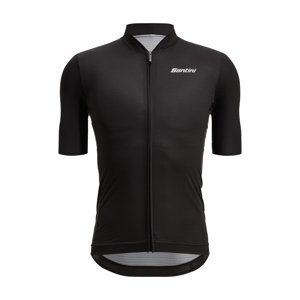SANTINI Cyklistický dres s krátkym rukávom - GLORY DAY - čierna