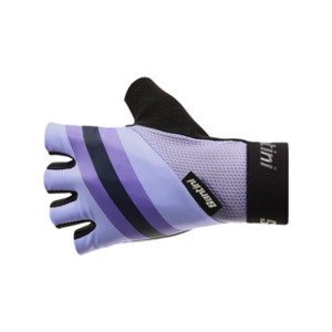 SANTINI Cyklistické rukavice krátkoprsté - BENGAL - fialová M