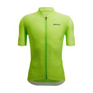 SANTINI Cyklistický dres s krátkym rukávom - COLORE PURO - svetlo zelená 3XL