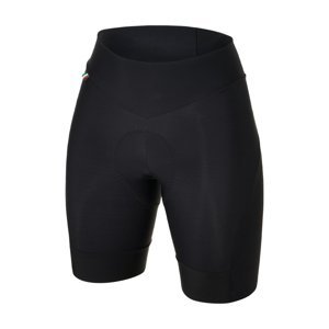 SANTINI Cyklistické nohavice krátke bez trakov - OMNIA - čierna XS