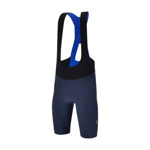 SANTINI Cyklistické nohavice krátke s trakmi - REDUX SPEED - modrá 3XL