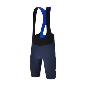 SANTINI Cyklistické nohavice krátke s trakmi - REDUX SPEED - modrá S