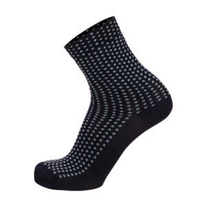 SANTINI Cyklistické ponožky klasické - SFERA - modrá/čierna XL