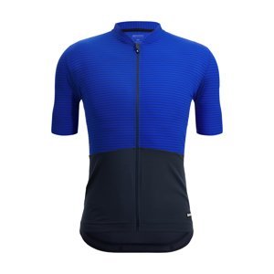 SANTINI Cyklistický dres s krátkym rukávom - COLORE RIGA - modrá