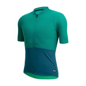 SANTINI Cyklistický dres s krátkym rukávom - COLORE RIGA - zelená XL