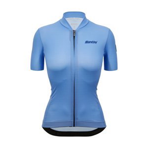 SANTINI Cyklistický dres s krátkym rukávom - GLORY DAY - modrá S