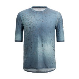 SANTINI Cyklistické tričko s krátkym rukávom - FANGO DELTA - modrá XL