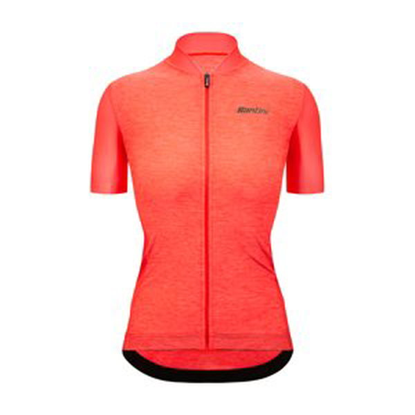 SANTINI Cyklistický dres s krátkym rukávom - COLORE PURO - oranžová L