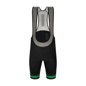 SANTINI Cyklistické nohavice krátke s trakmi - KARMA BENGAL  - čierna XL