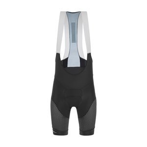 SANTINI Cyklistické nohavice krátke s trakmi - FRECCIA - šedá M