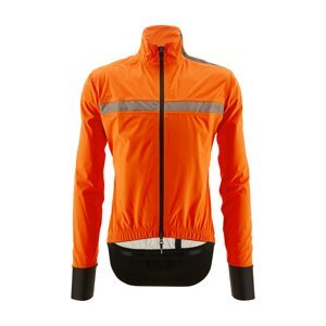 SANTINI Cyklistická vodeodolná pláštenka - GUARD NEO SHELL - oranžová