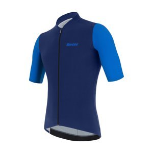 SANTINI Cyklistický dres s krátkym rukávom - REDUX VIGOR - modrá XL