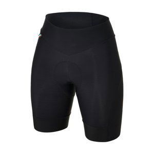 SANTINI Cyklistické nohavice krátke bez trakov - OMNIA - čierna L