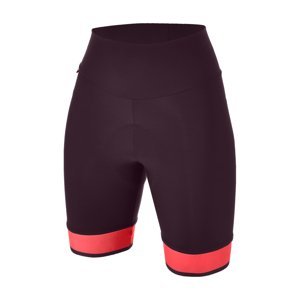SANTINI Cyklistické nohavice krátke bez trakov - GIADA BENGAL - červená L