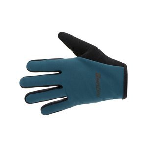 SANTINI Cyklistické rukavice dlhoprsté - MTB - modrá M