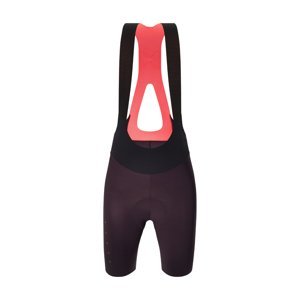 SANTINI Cyklistické nohavice krátke s trakmi - REDUX SPEED - bordová L