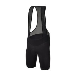 SANTINI Cyklistické nohavice krátke s trakmi - OMNIA - čierna XS