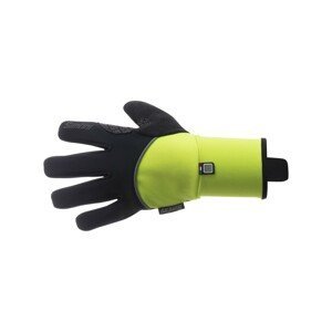 SANTINI Cyklistické rukavice dlhoprsté - DEEP - žltá/čierna XS