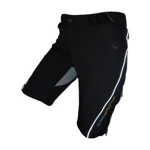 HAVEN Cyklistické nohavice krátke bez trakov - ISOLEERA - čierna 2XL