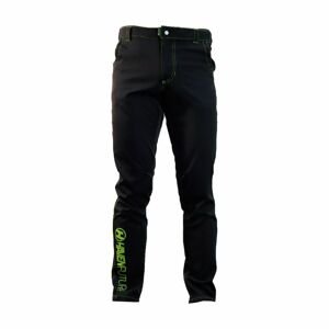 HAVEN Cyklistické nohavice dlhé bez trakov - FUTURA - čierna/zelená XL