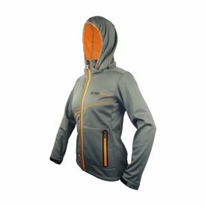 HAVEN Cyklistická zateplená bunda - THERMOTEC WOMEN - šedá/oranžová S