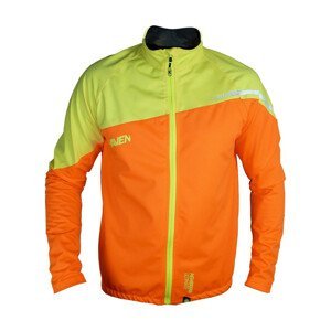HAVEN Cyklistická vetruodolná bunda - TRUFEEL - oranžová M