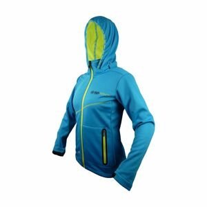 HAVEN Cyklistická zateplená bunda - THERMOTEC WOMEN - modrá/zelená L