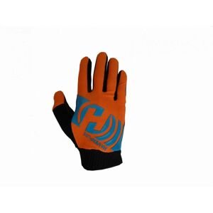 HAVEN Cyklistické rukavice dlhoprsté - PURE - modrá/oranžová