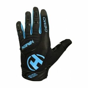 HAVEN Cyklistické rukavice dlhoprsté - DEMO - čierna/modrá