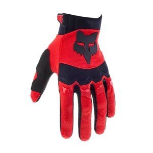 FOX Cyklistické rukavice dlhoprsté - DIRTPAW - čierna/červená L
