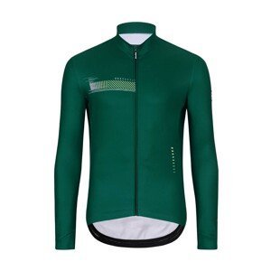 HOLOKOLO Cyklistický dres s dlhým rukávom zimný - VIBES WINTER - zelená L