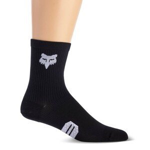 FOX Cyklistické ponožky klasické - 6" RANGER - čierna S-M